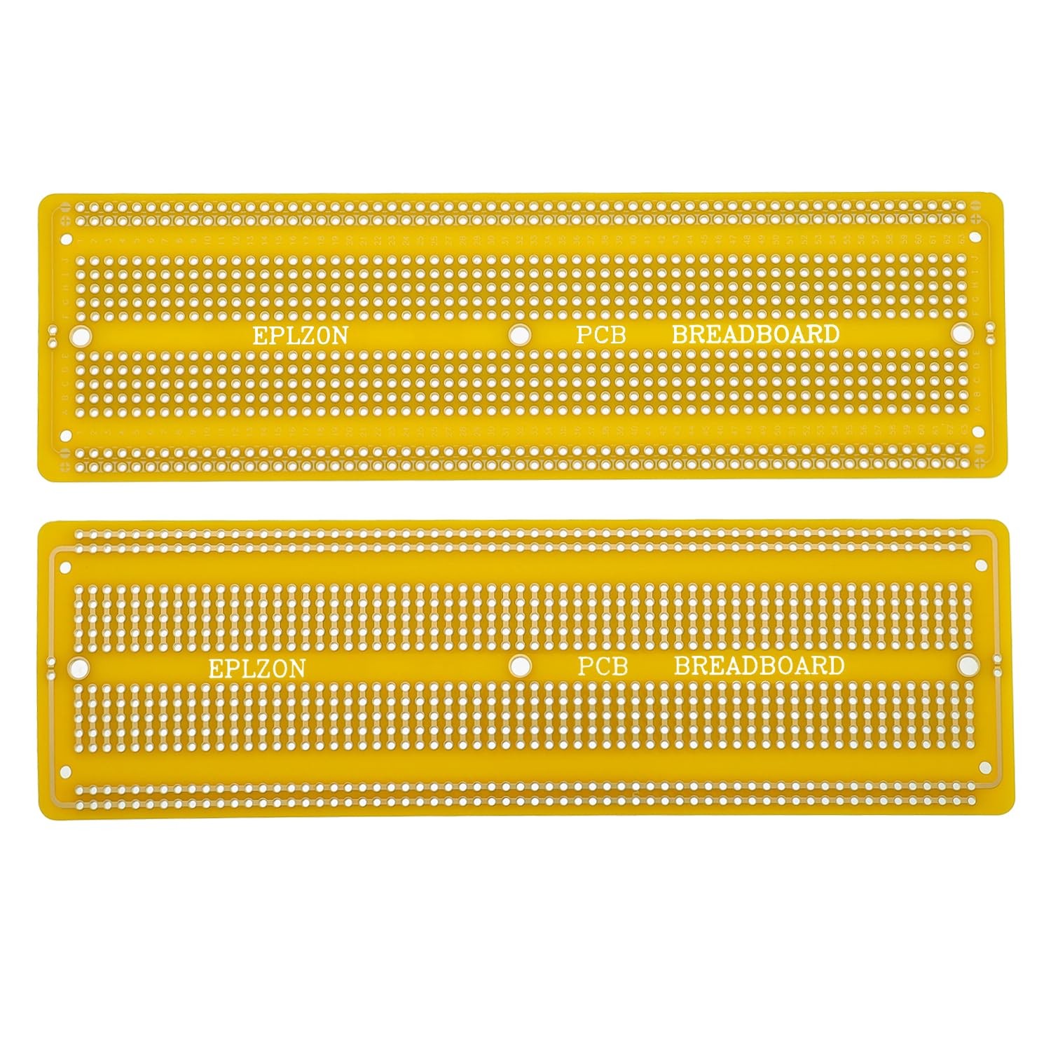 6.8×2.05 Solderable Breadboard PCB Prototype Board Kit Yellow El Color: Yellow