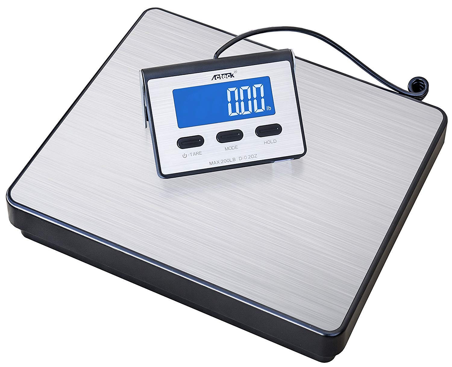 A-BC200 200LB x 0.2 OZ Digital Heavy Duty Shipping Postal Scale, Stainless Steel