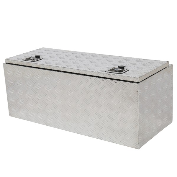 42″ Aluminum Under Body Toolbox 5 Bar Tread Silver