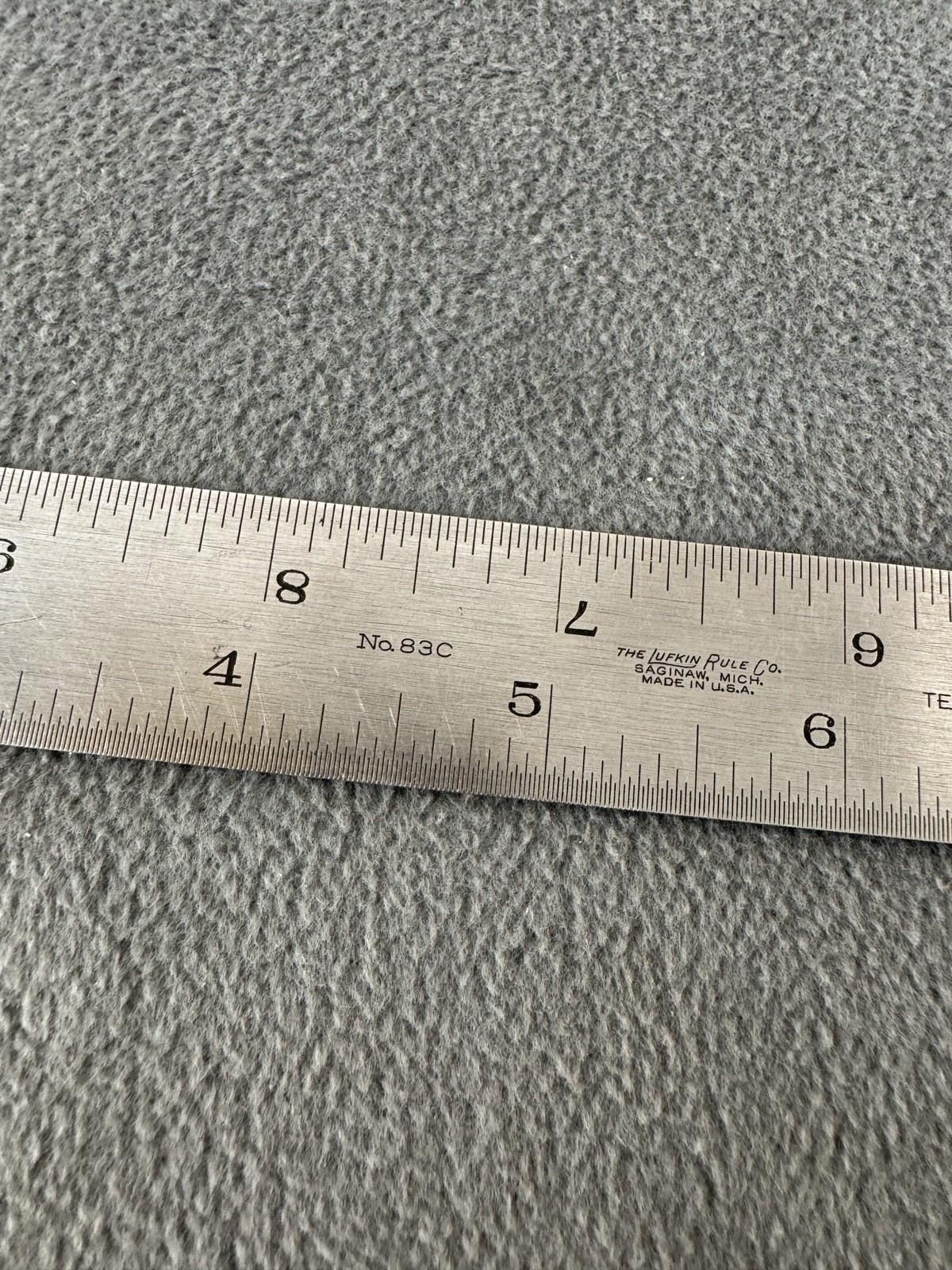 Vintage Lufkin No.83C Pattern Makers Shrink Rule 1-10 To FT 12″ 4R USA 🇺🇸