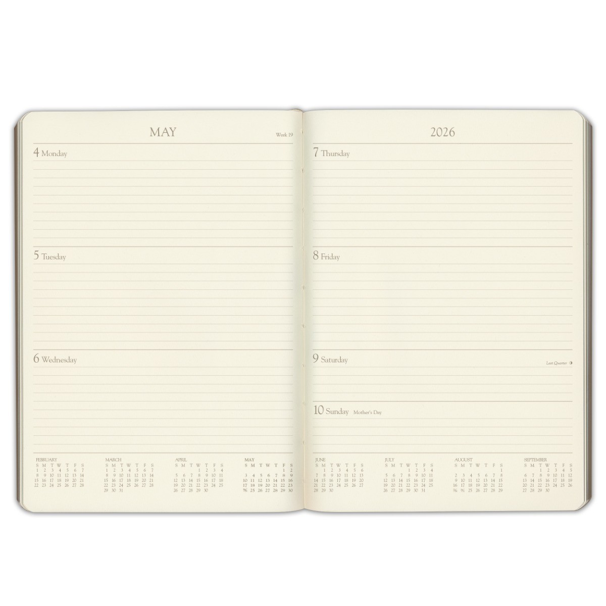 Gallery Leather Desk Weekly Monthly Planner 2027, 12 Months, 8 x 5.5″