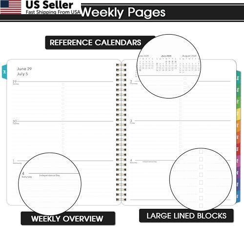2026-2027 Planner – Calendar/Planner 8 inches X 10 inches, Black