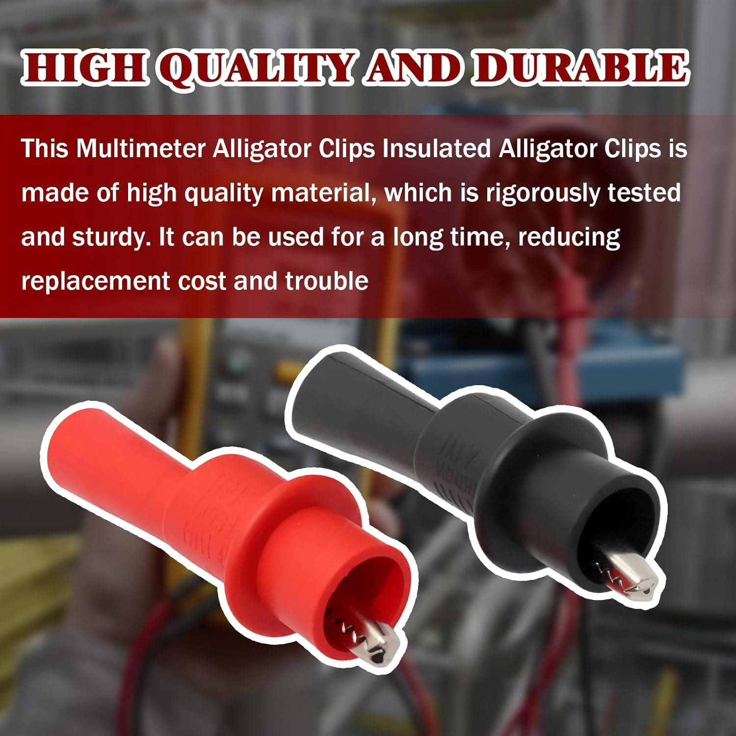 AC175 Multimeter Alligator Clips Fluke TL71 TL75 TL175 TP175 Test Leads | Insula