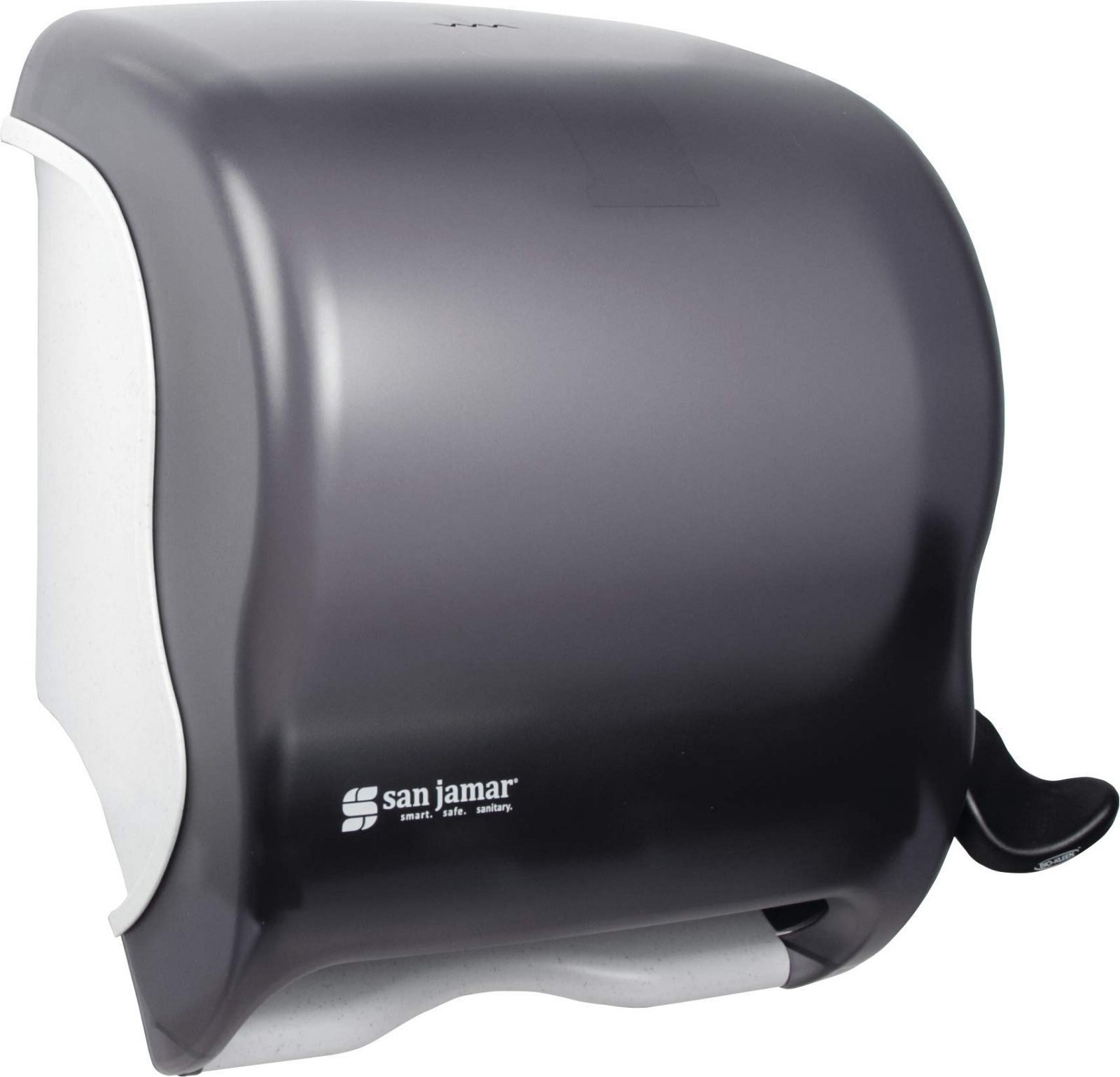 Wall-Mounted Paper Towel Dispenser – Universal Fit for All Core Sizes, Black Pea