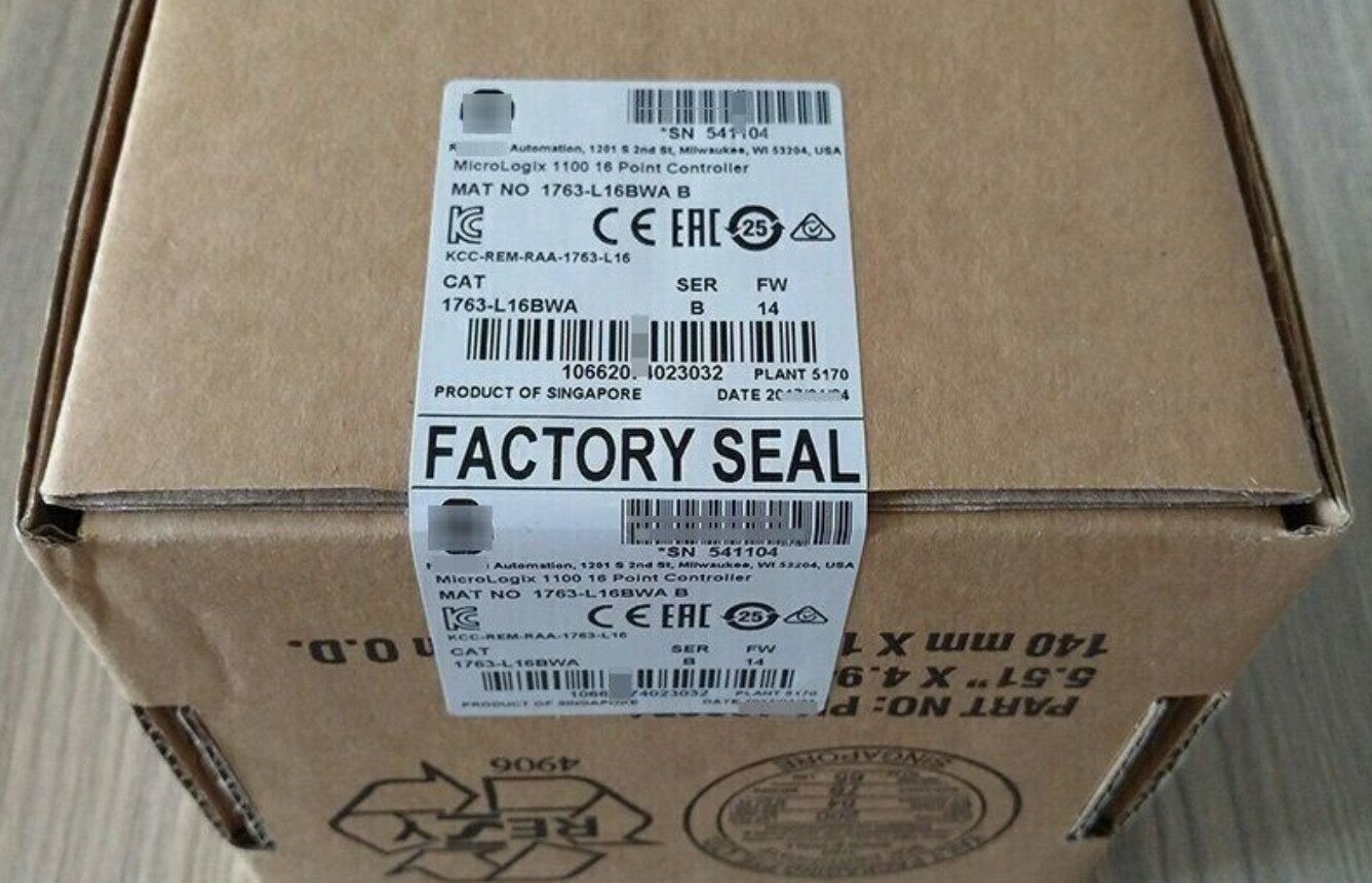 Factory Sealed New Allen-Bradley1763-L16BWA MicroLogix 1100 16 Point Controller
