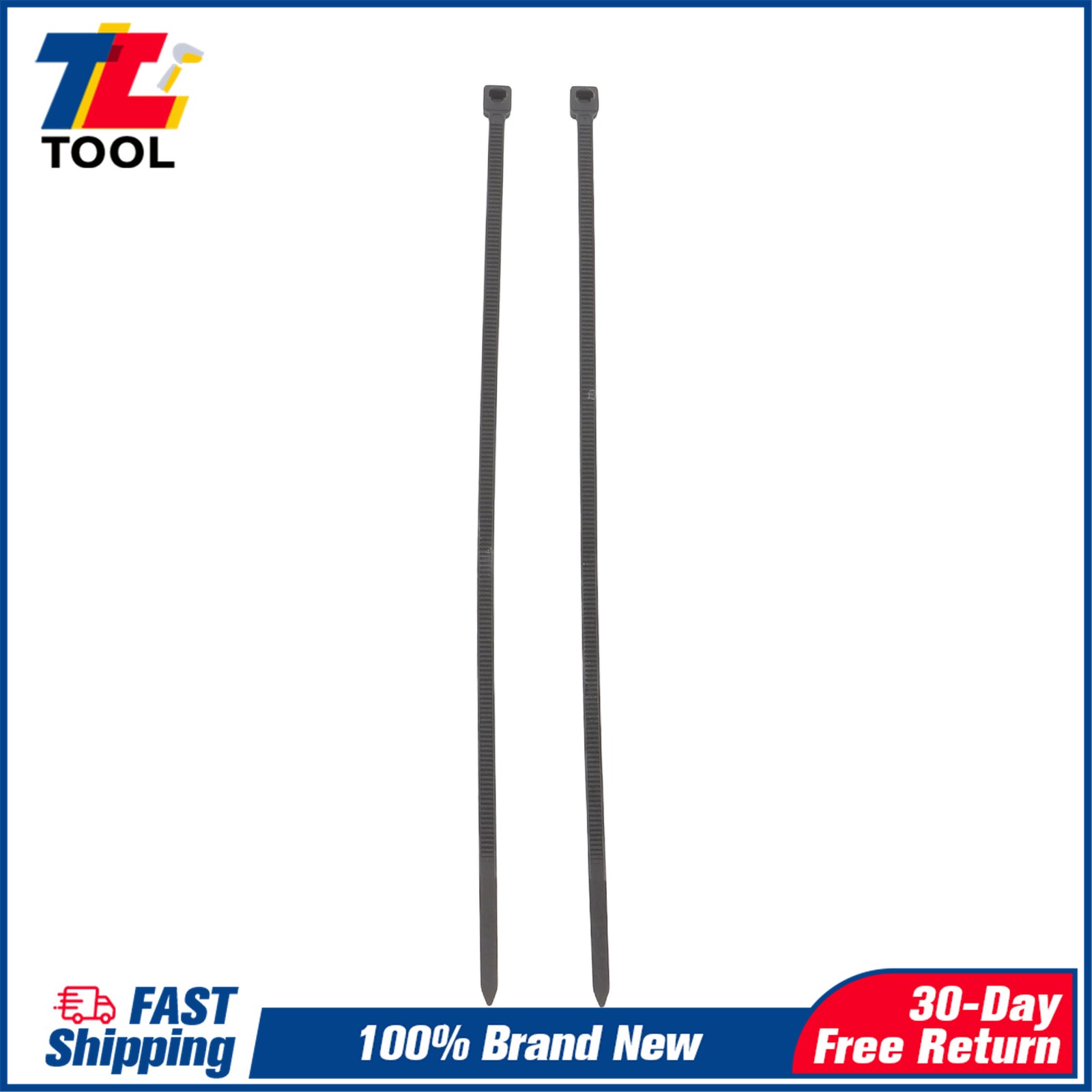 8in 1000pcs Uv Rated Zip Ties 40lb Self-Locking Plastic Cable Ties Width 0.14in