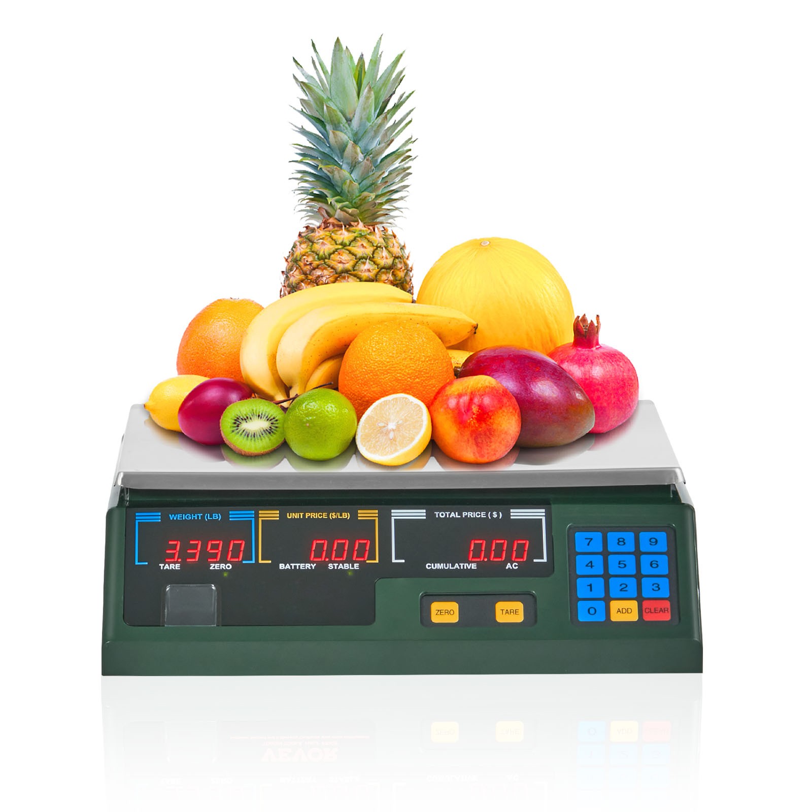 Uimoso 66Lbs 30KG Digital Price Scale for Commercial Food and Meat Weighing