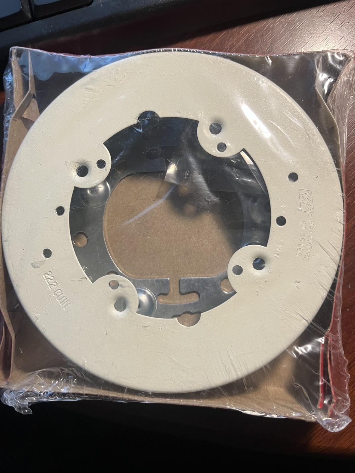Wiremold V5737A Open Base Round Extension Box Fitting 2-Gang 5-1/2″