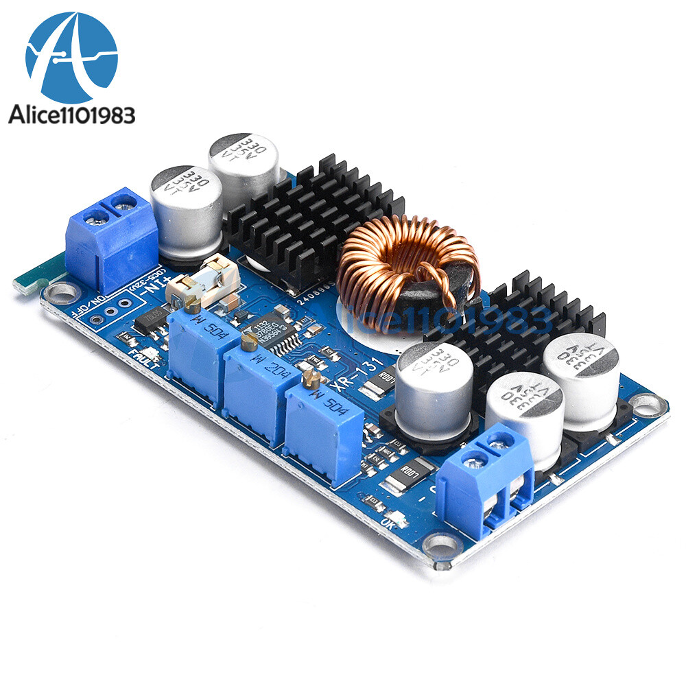 DC 5V-32V to 1V-30V 10A LTC3780 Automatic Step Up Down Regulator Charging Module