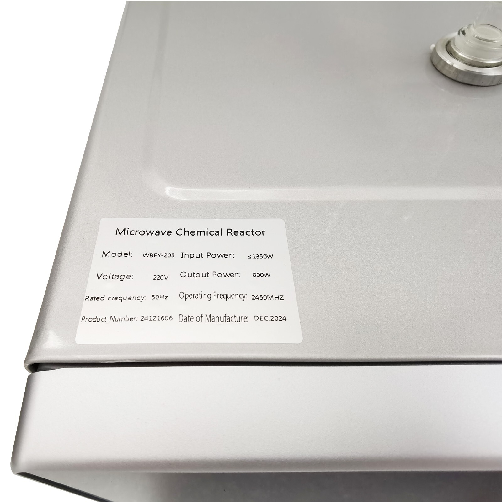 220V WBFY-205 Lab Microwave Chemical Reactor Continuous Wave Chemical Reactor