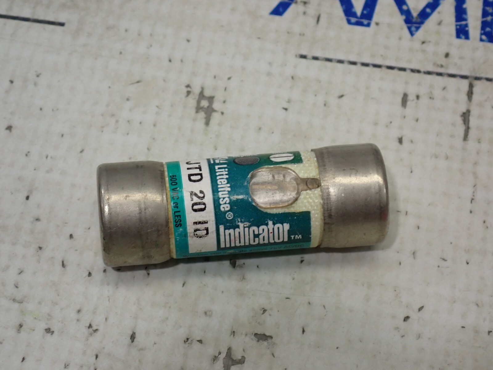 Littlefuse JTD20ID 600 VAC 20 Amp Indicator Fuse Lot of 4