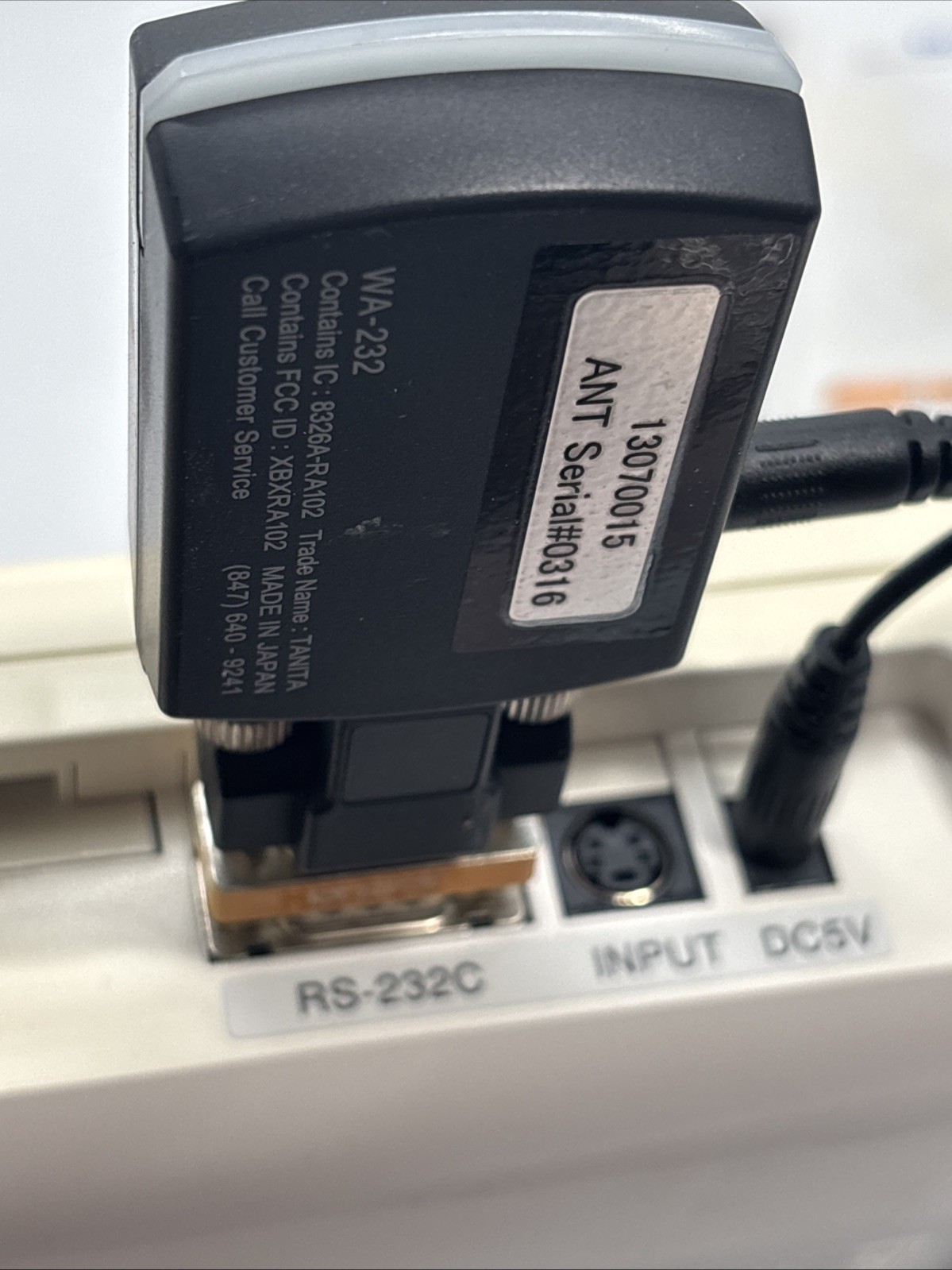 Tanita Body Composition Analyzer (Model TBF-310) Shows Error