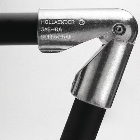 Hollaender 3Ae-8 Structural Pipe Fitting, Elbow, Aluminum, 1.5 In Pipe Size,
