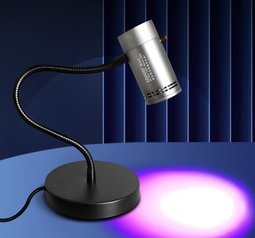 Desk lamp 60W Ultra high intensity air-cooled UV curing lamp 365nm/395nm/405nm