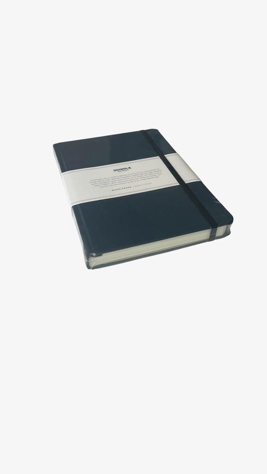 NEW Shinola Detroit Hard Lined Ruled Pages 5.25″ x 8.25″ Journal Blue