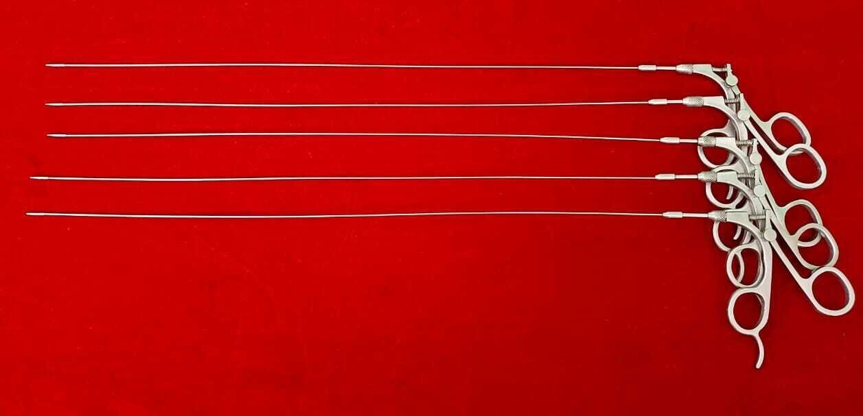 Hysteroscopy Semi Rigid Scissor 5fr 40cm Reusable Surgical Instruments – 5pc