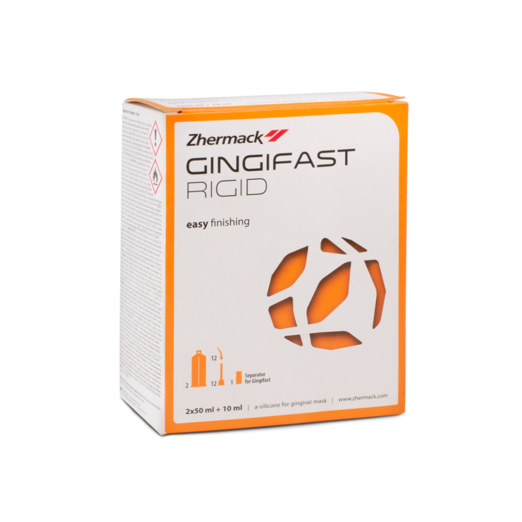 Zhermack Gingifast Rigid Easy Finishing VPS 2 x 50mL Cartridges with Tips