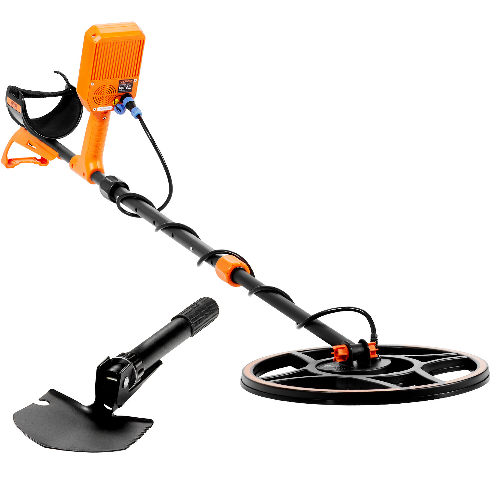 LCD Display Metal Detector 12 inch Coil Gold Digger Hunter IP68 Waterproof