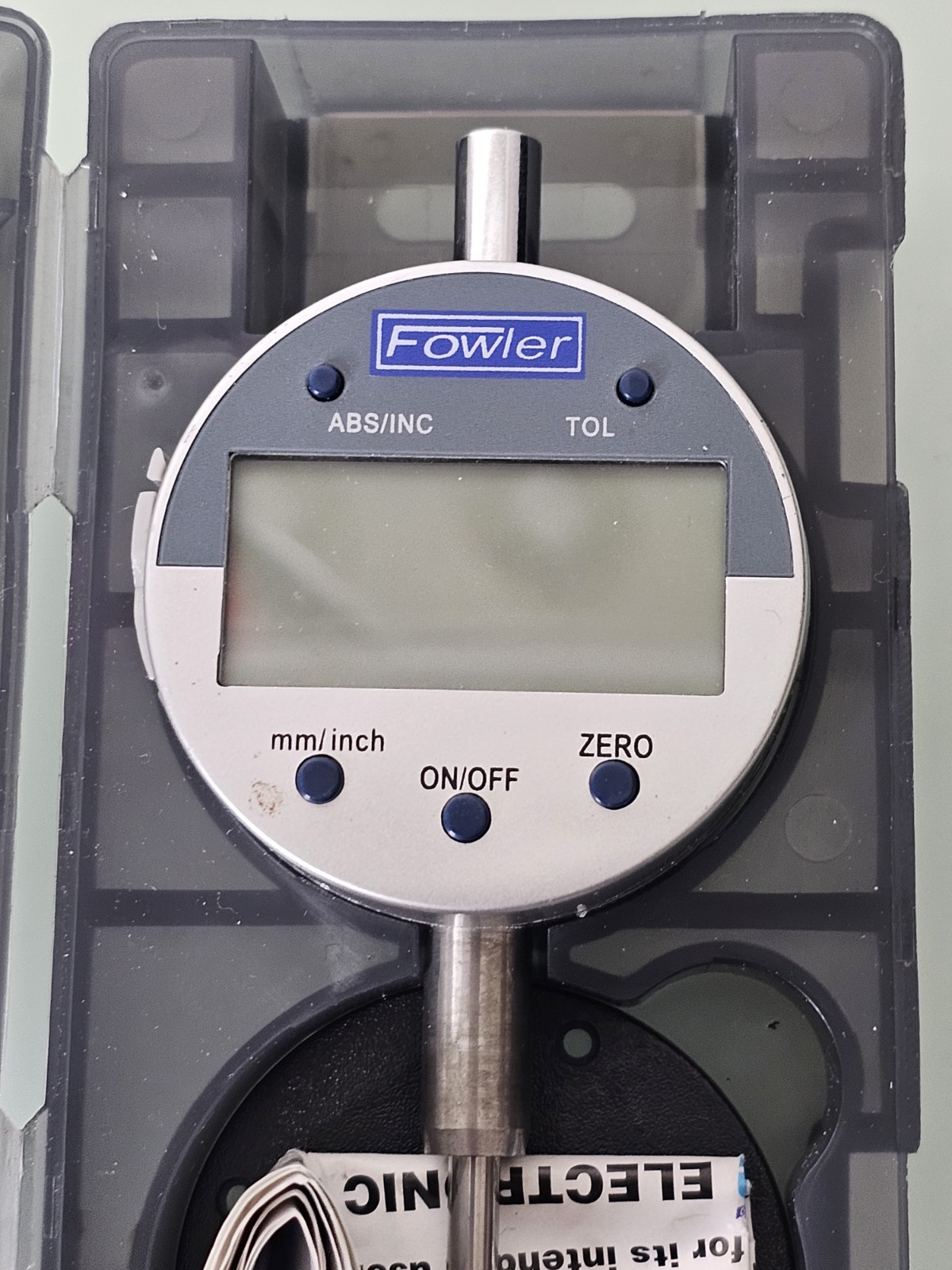 Fowler Digital Indicator Measuring Range: 0~12.7mm/0.5″, 25.4mm/1.0″