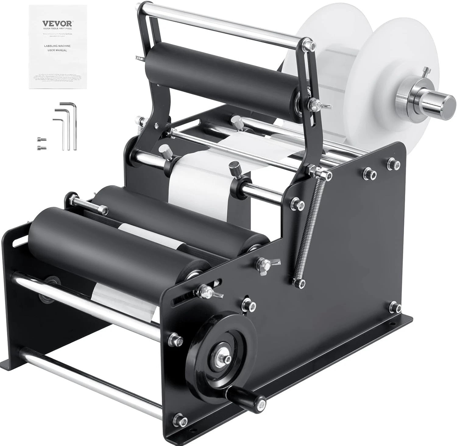 Manual Round Labeling Machine, 15-20pcs/min, Applicator for Round Bottles, Ad…