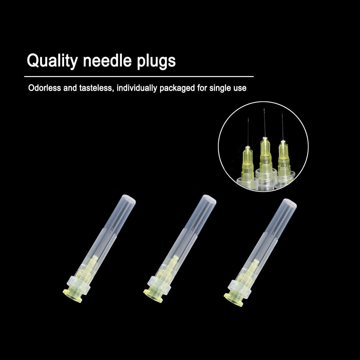 Disposable Luer Lock Needle 30Ga 5/16 Inch 8mm 100Pack(30Ga-5/16IN)