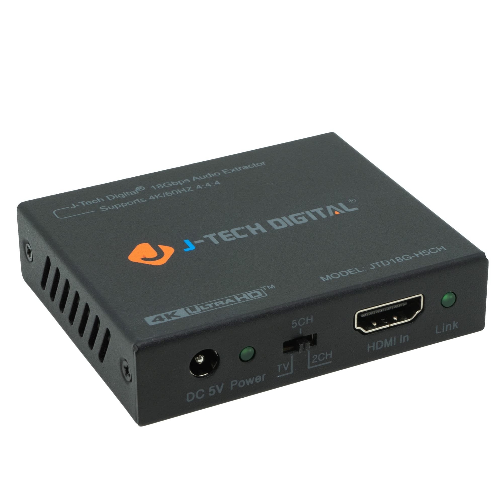 J-Tech Digital 4K 60HZ HDMI Audio Extractor Converter SPDIF + 3.5MM Output Su…