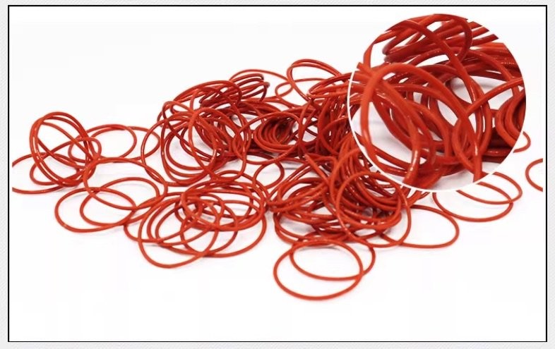 High Resistant & Temperature Red Silicone O-Ring Thickness=3mm x20pcs