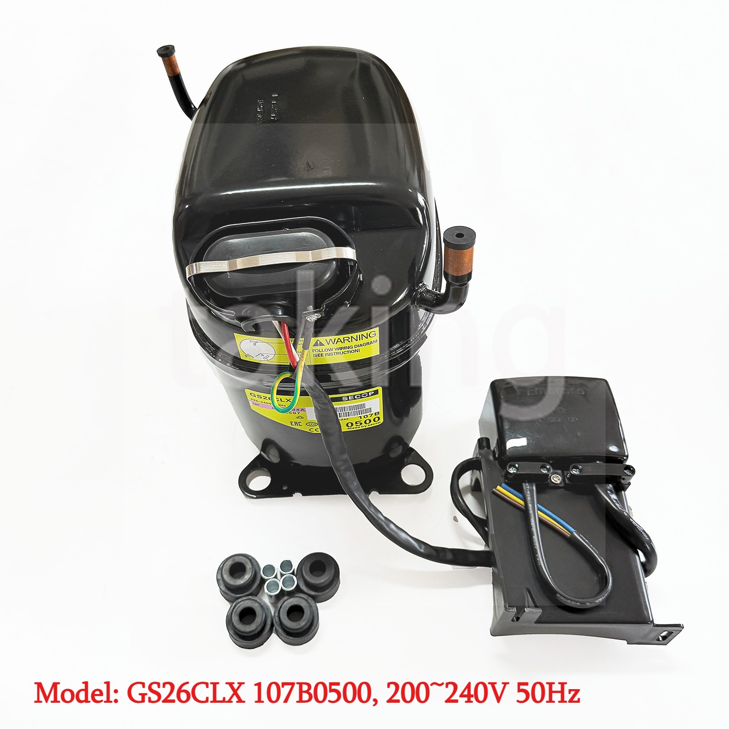 Brand New GS26CLX 107B0500 200~240V 50Hz for Danfoss compressor Secop R404A R507