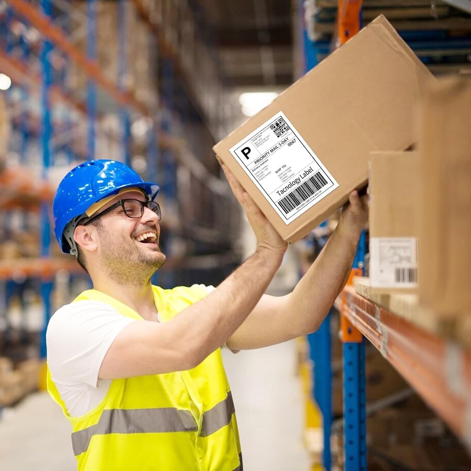 Half Sheet Shipping Labels 8.5×5.5 Self Adhesive 2 Per Sheet Blank Labels 2-UP