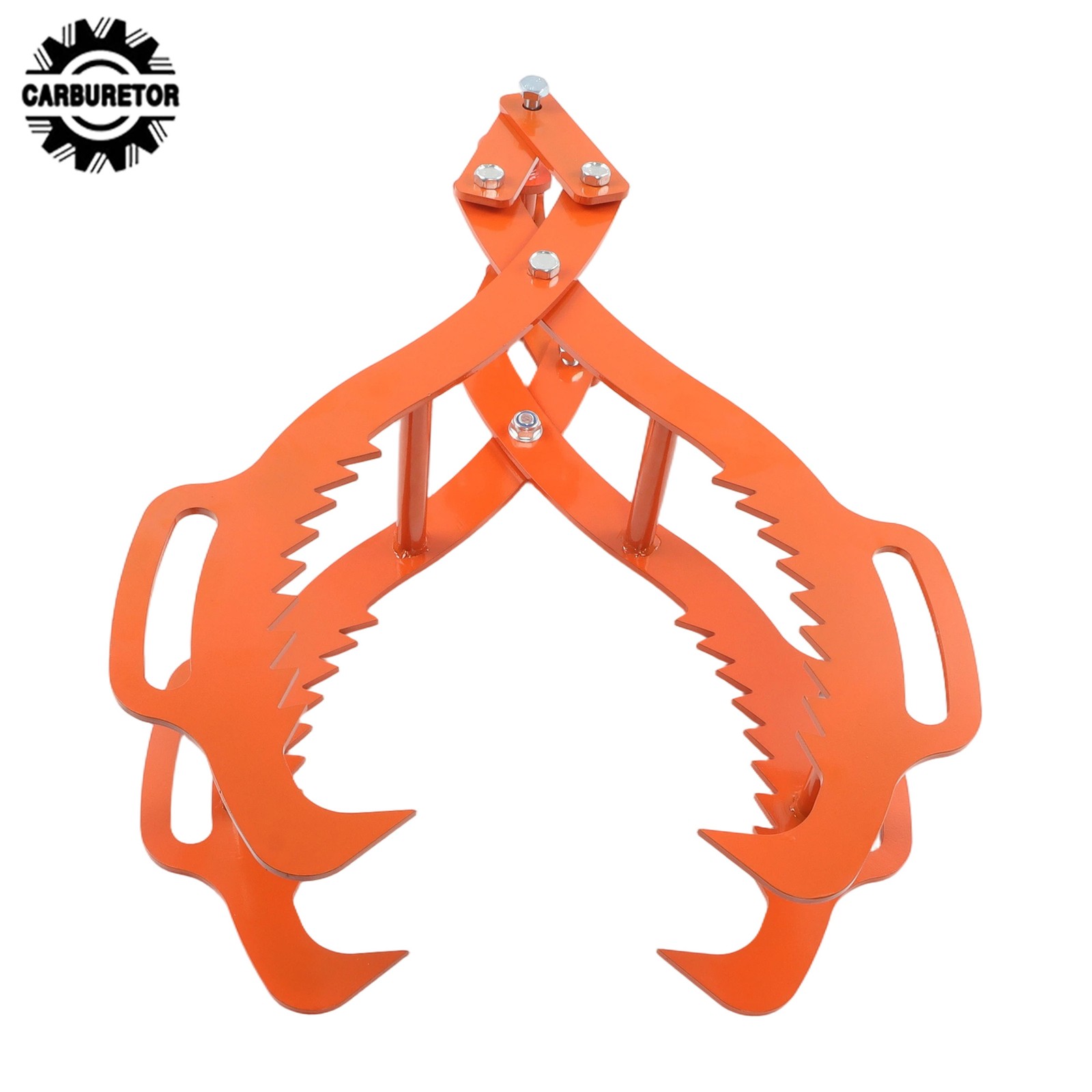 32 in Log Lifting Tongs 4 Claw Steel Swivel Dragging Tongs For Lifting & Felling