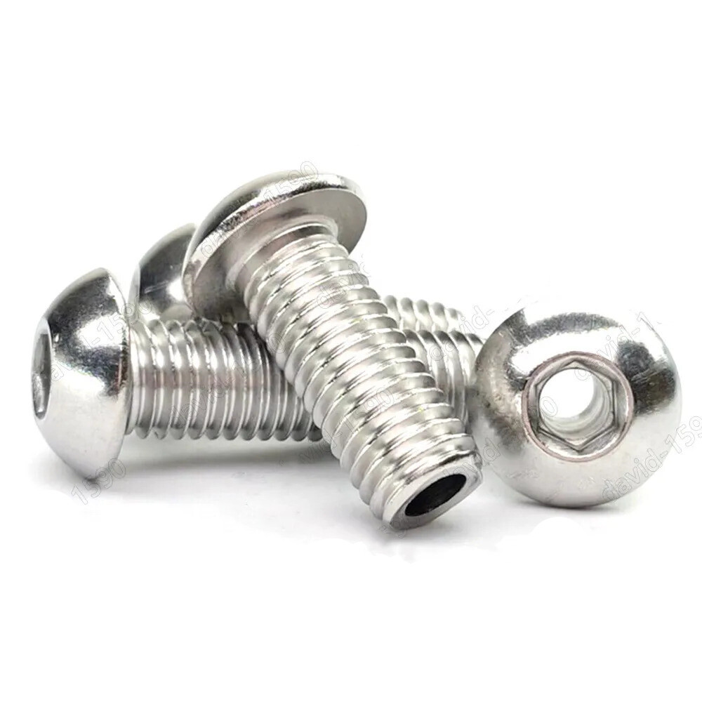 M4 M5 M6 M8 M10 M12 Stainless Steel Hex Socket Button Head Hollow Screws Bolts