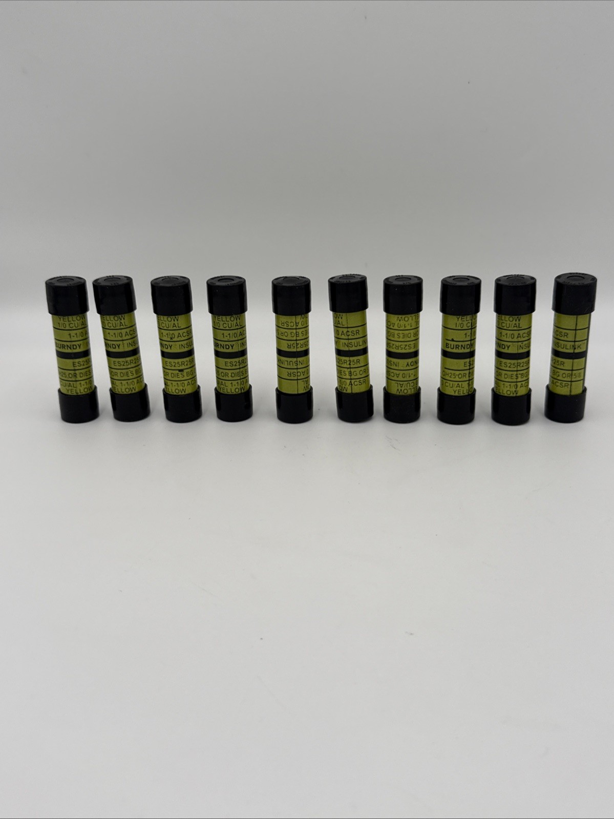Lot of 10 Burndy ES25R25R1/0-1 AWG INSULINK Service Entrance Sleeve CU/AL