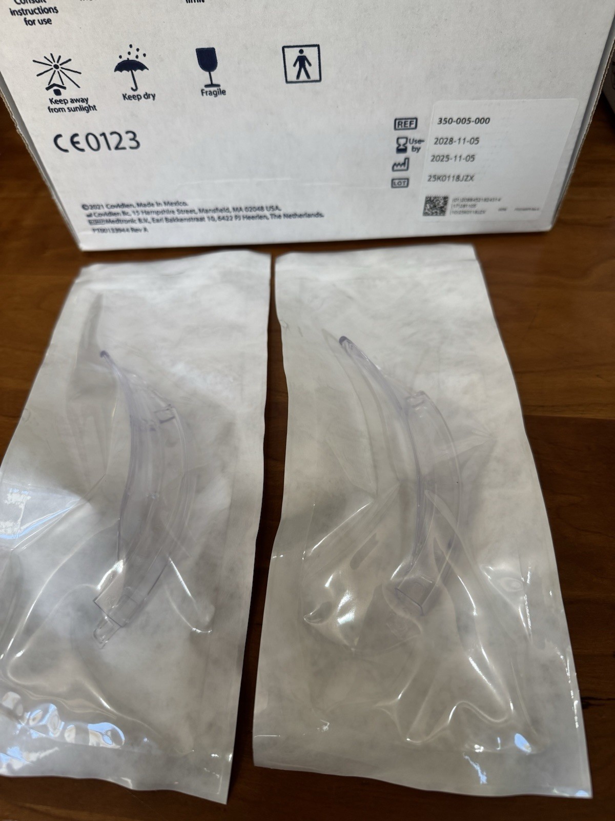 Count Of 2 Mac 3 mcgrath video laryngoscope blades Exp 2028