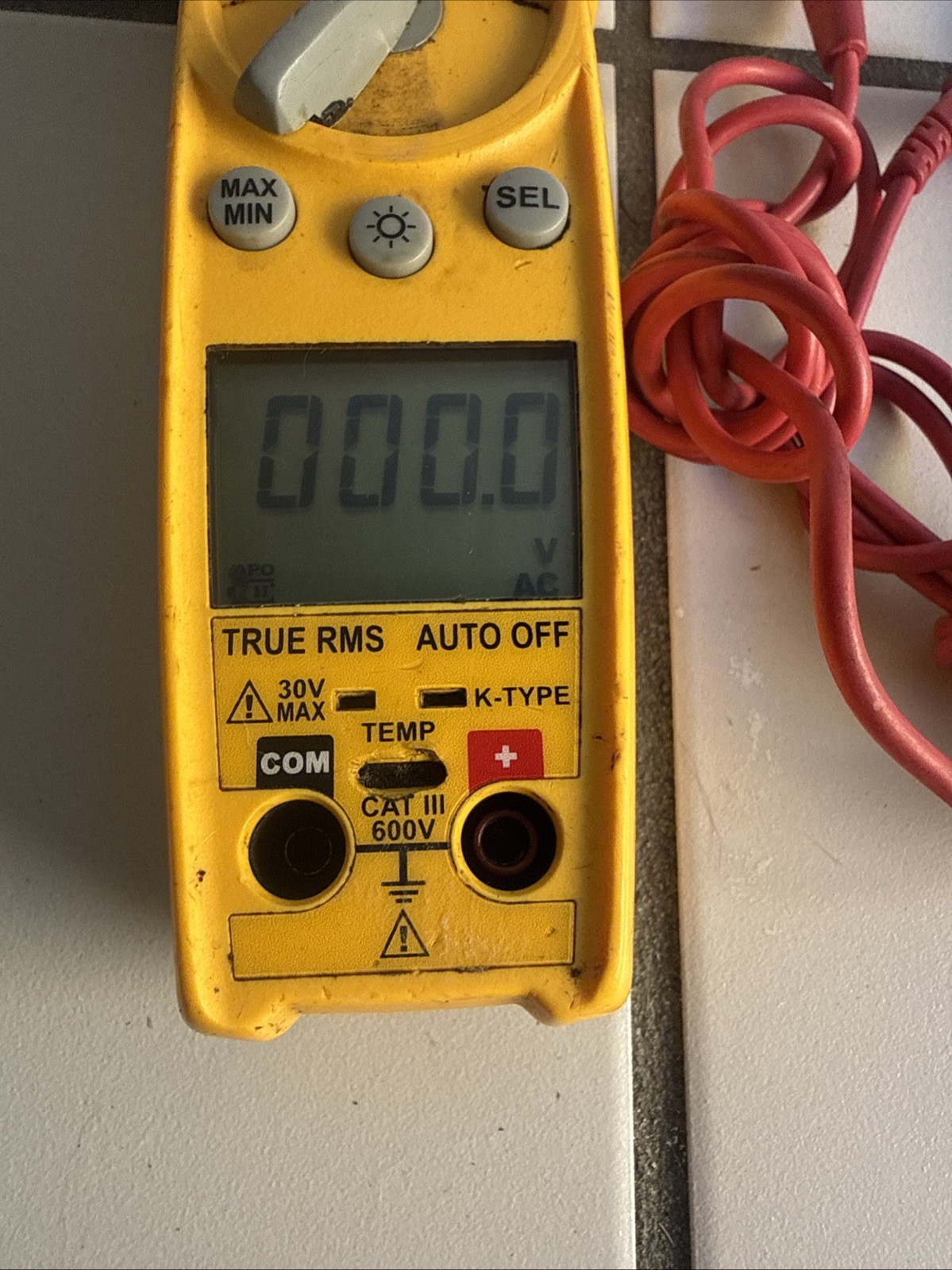 Fieldpiece SC54 TRUE RMS Clamp meter 600V 400A CAT III Temp Type K Works Leads