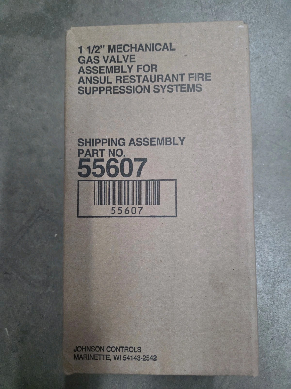 Ansul PN 55607 1.5″ Gas Valve