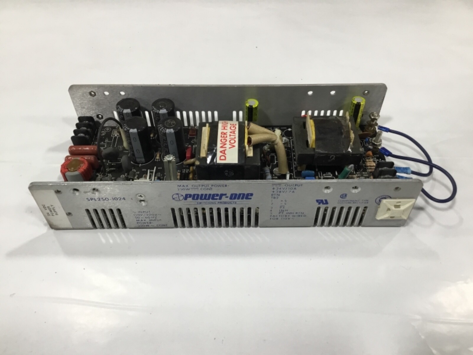 POWER ONE SPL250-1024 POWER SUPPLY 110/220V 50/60HZ #09F98RM