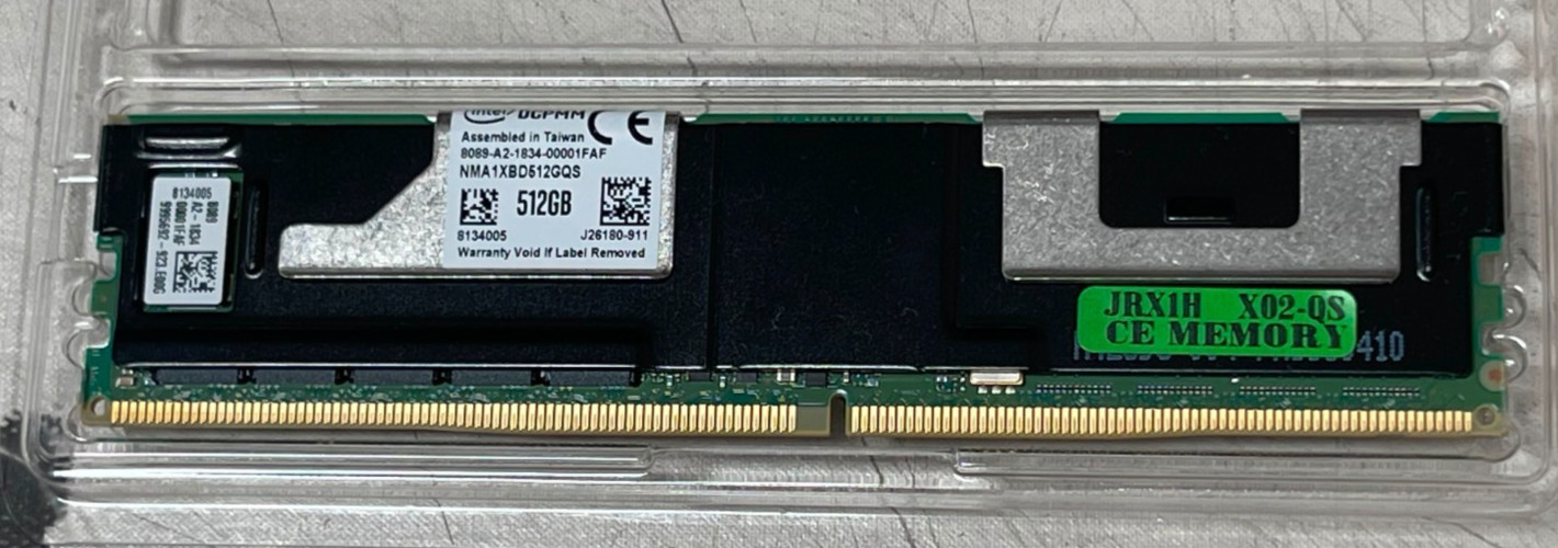 NMA1XBD512GQS Intel Optane 512GB DDR4-2666MHz PC4-21300 ECC Persistent Memory