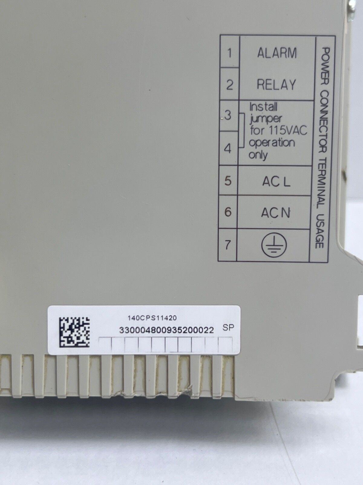 SCHNEIDER ELECTRIC 140CPS11420 POWER SUPPLY
