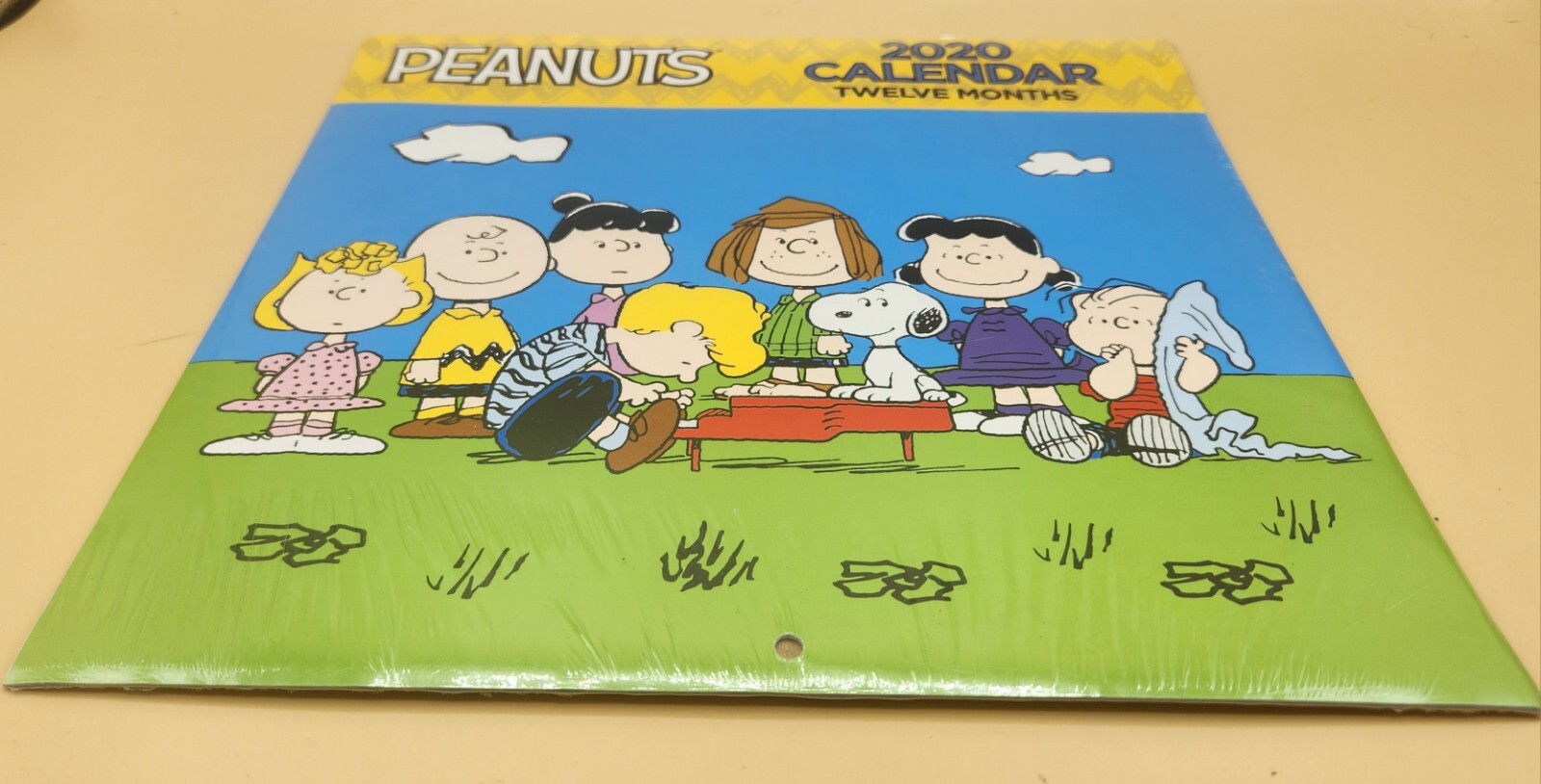 2020 PEANUTS 12 months WALL CALENDAR Sealed Snoopy & The Gang, BRAND NEW