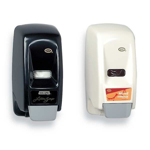 Gojo 9033-12 Bag-In-Box Dispenser, Lotion Soap, Push-Style, 800 Ml, Wall-Mount,