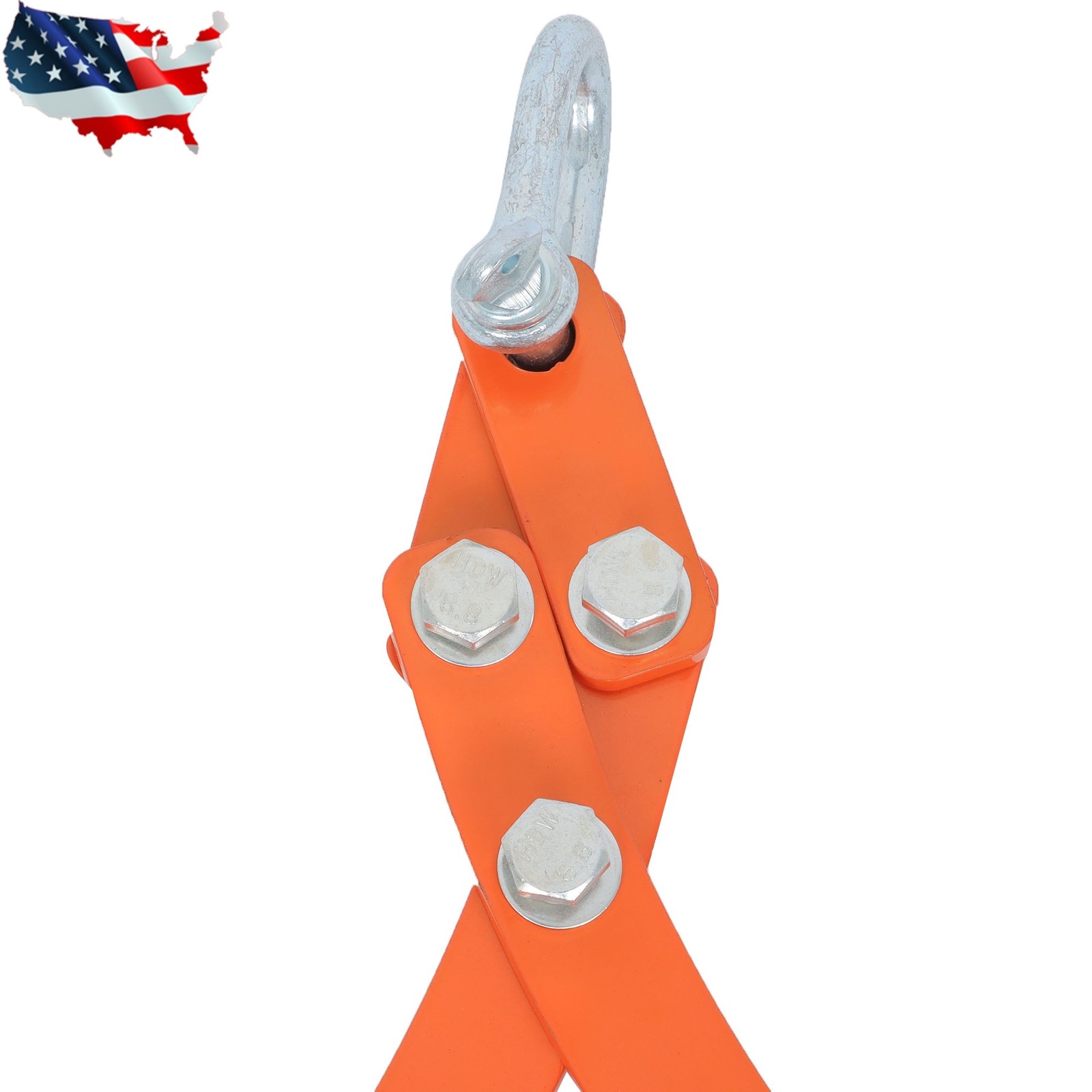Log Skidding Tongs 18 inch 2 Claw Log Lifting Tongs Heavy Duty Rotating