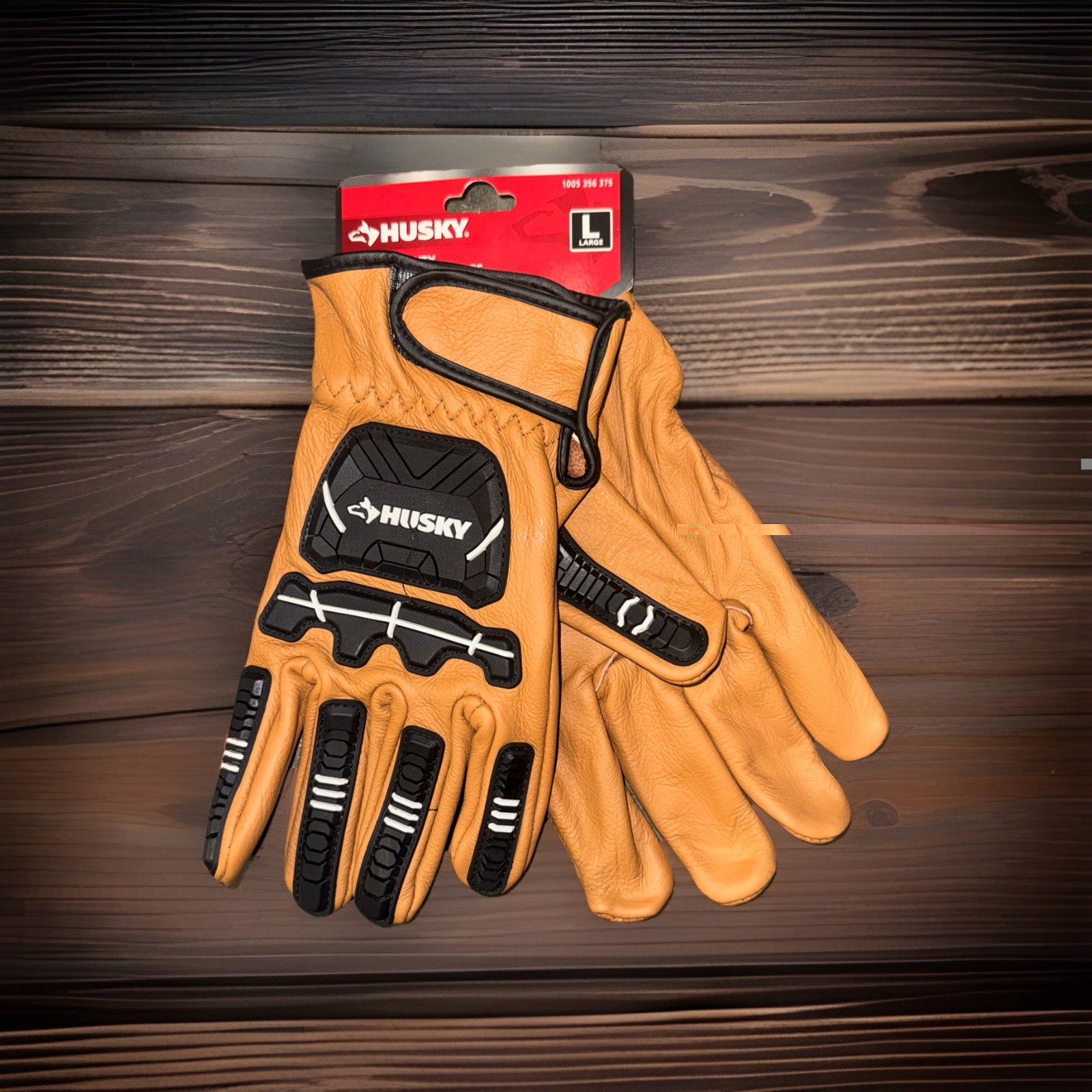 Premium Grain Cowhide Leather Heavy Duty Impact Work Glove LARGE NEW!