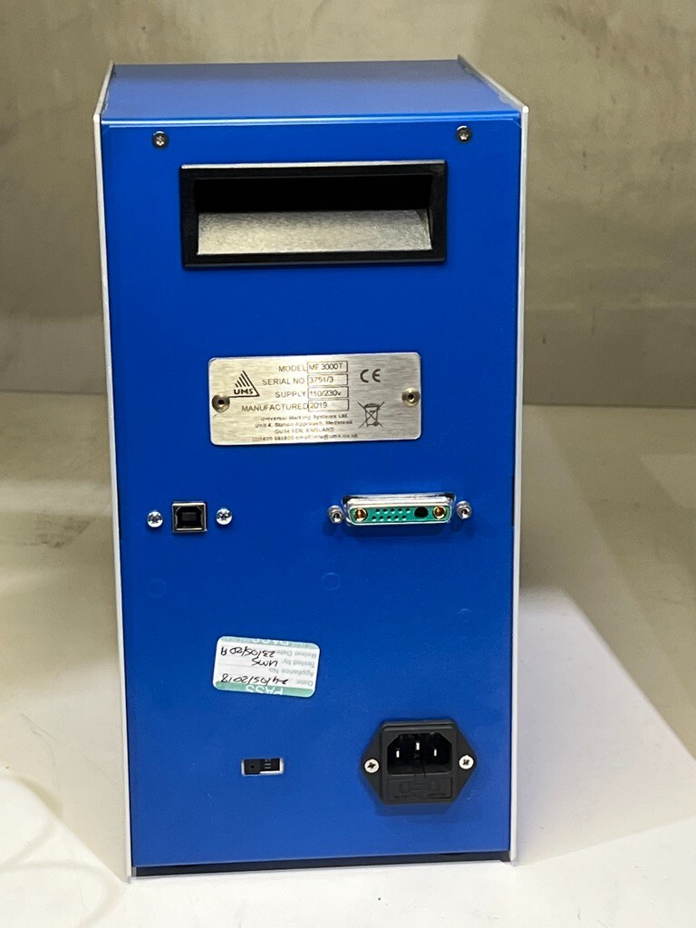 UMS Metaletch ME3000T Advanced Electrochemical Marking System w/ Thermal Printer