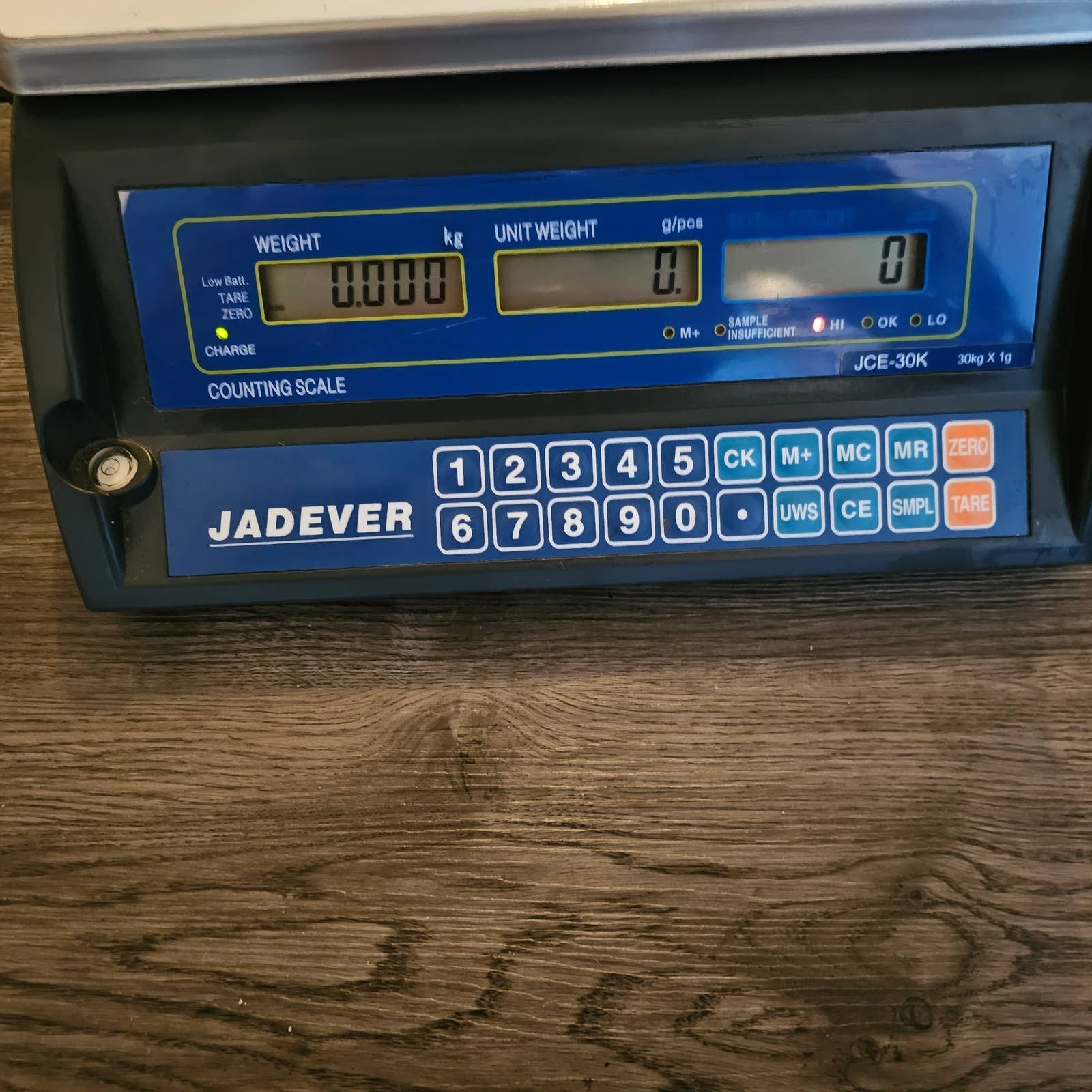 JADEVER JCE-30K Counting Scale – 30kg/66 lbs
