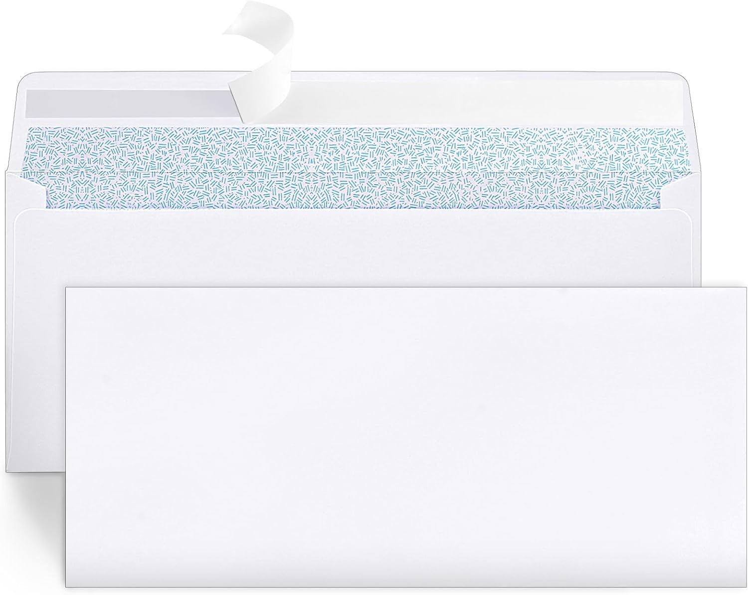 No.10 Self-Adhesive Envelopes – 72 Count Bulk Pack for Secure Document Shipping