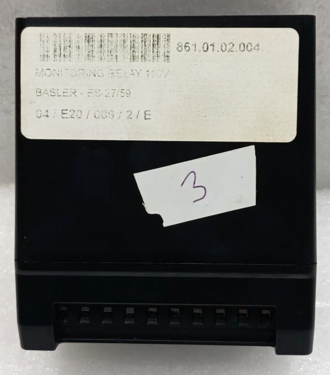 BASLER ELECTRIC ES-27/59 4AB1N0N0 UNDERVOLTAGE RELAY NEW FAST SHIPPING
