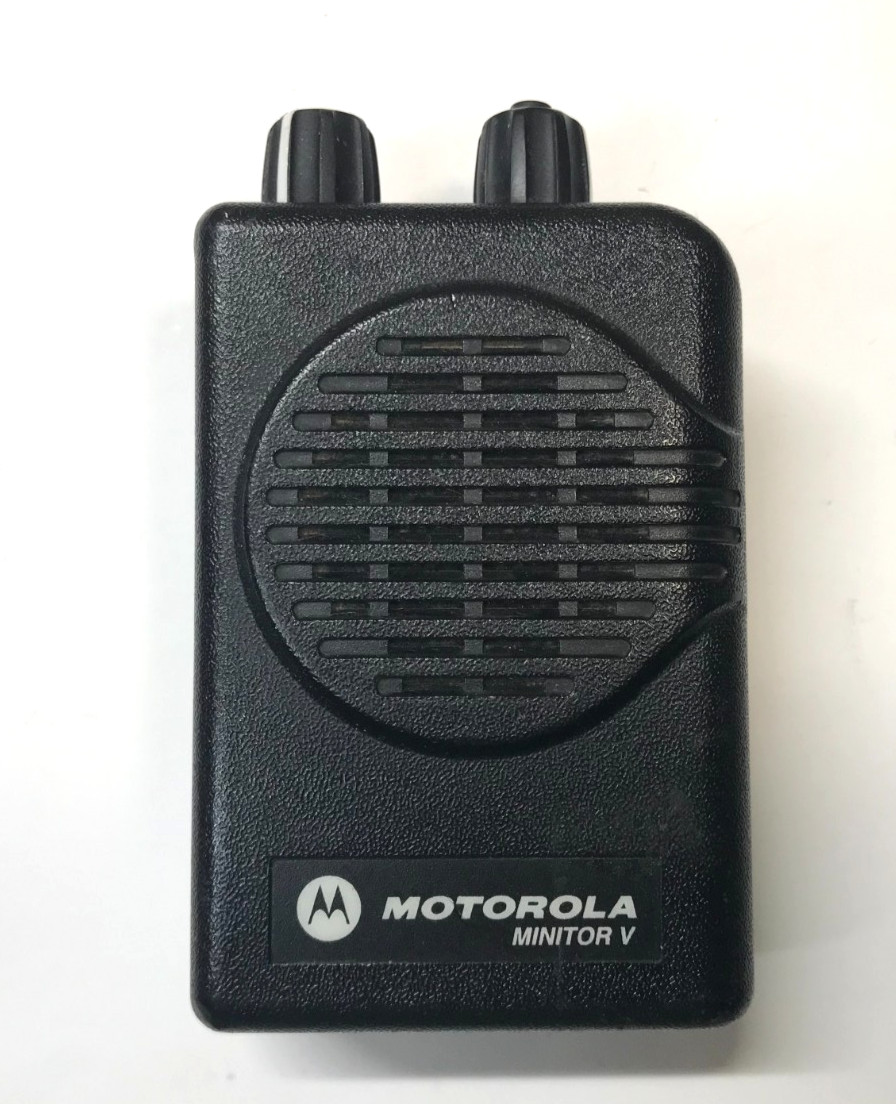 Motorola Minitor V (5) VHF 2-Channel Stored Voice Pager 151-158.9975 MHz
