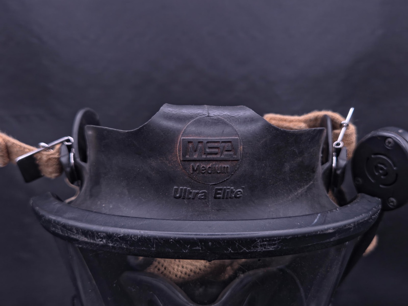 MSA Ultra Elite Full Face Respirator Mask Medium Comms Mic Untested Parts Repair