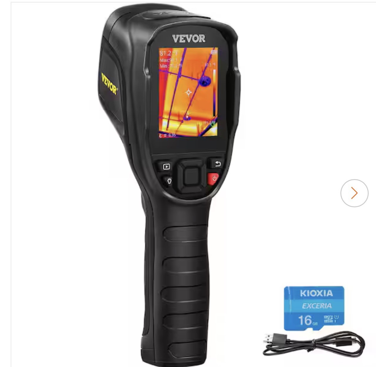 VEVOR Thermal Imaging Camera 240×180 IR Resolution 43200 Pixel Infrared Camera