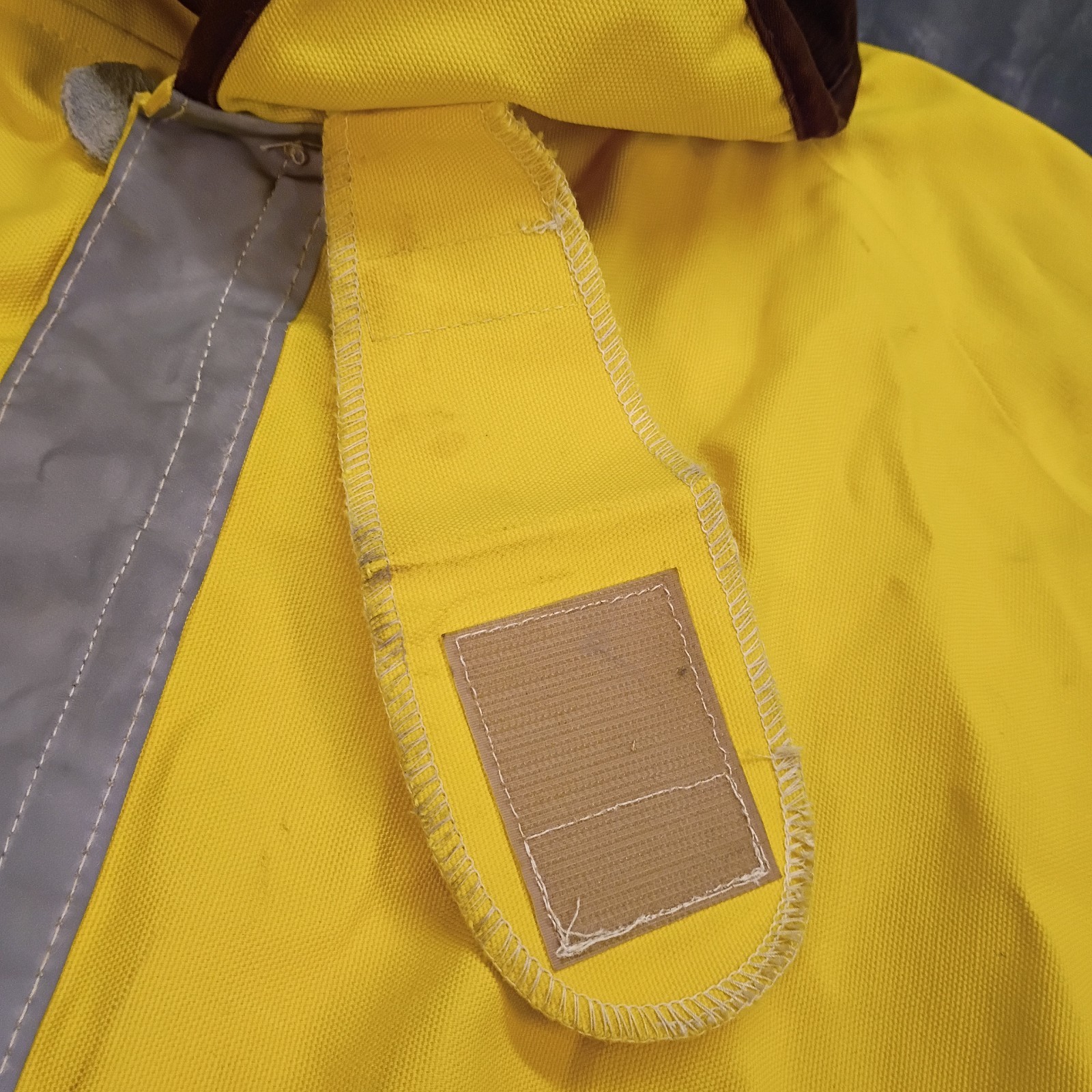 XXXL 3XL Wildland Firefighter Flame Resistant Jacket Yellow PGI Used USA 31 x 28